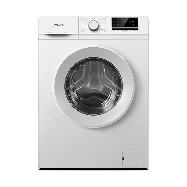 מכונת כביסה פתח קדמי 10 ק"ג KONKA דגם KONKA KG100-12L21B-B