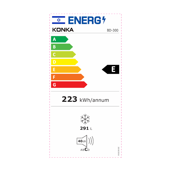 מקפיא \ מקרר שוכב 291 ליטר KONKA דגם BD-300