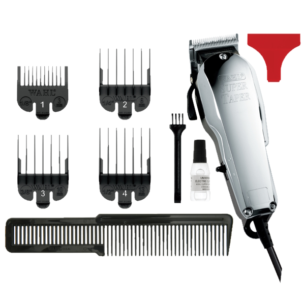 מכונת תספורת מקצועית WAHL דגם 08463-316H מסדרת WHAL CHROME SUPERTAPER 