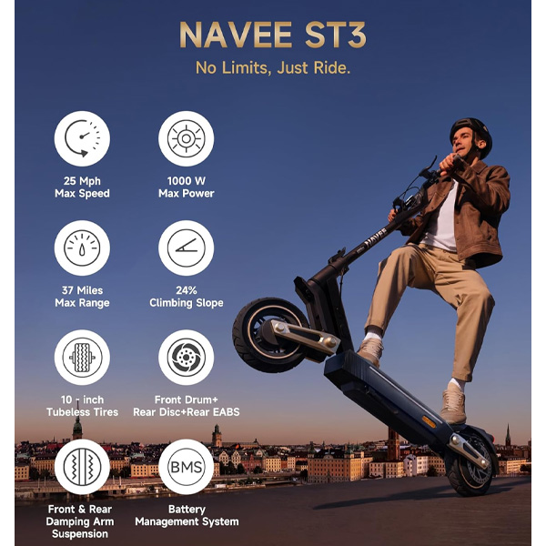 קורקינט חשמלי Navee E-Scooter ST3