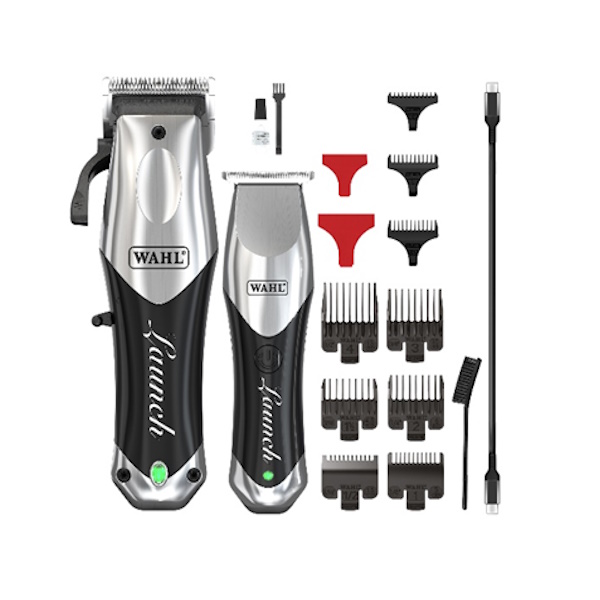סט מכונת תספורת מקצועית וטרימר WAHL דגם WAHL LAUNCH COMBO SET